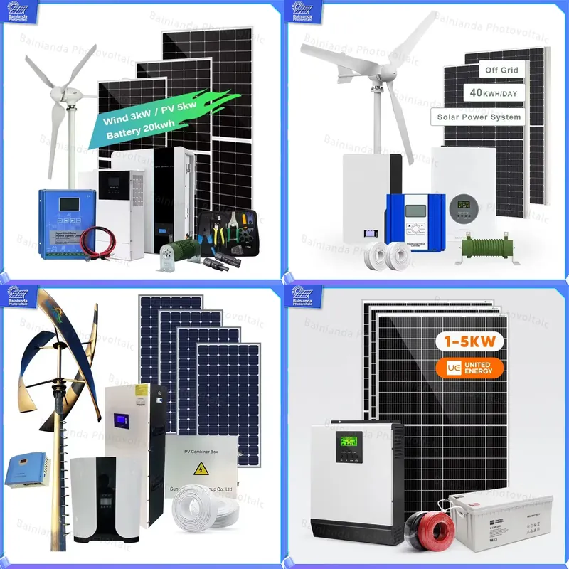 Renewable Energy Grid - Гибридный комплект для дома: солнечная ветровая