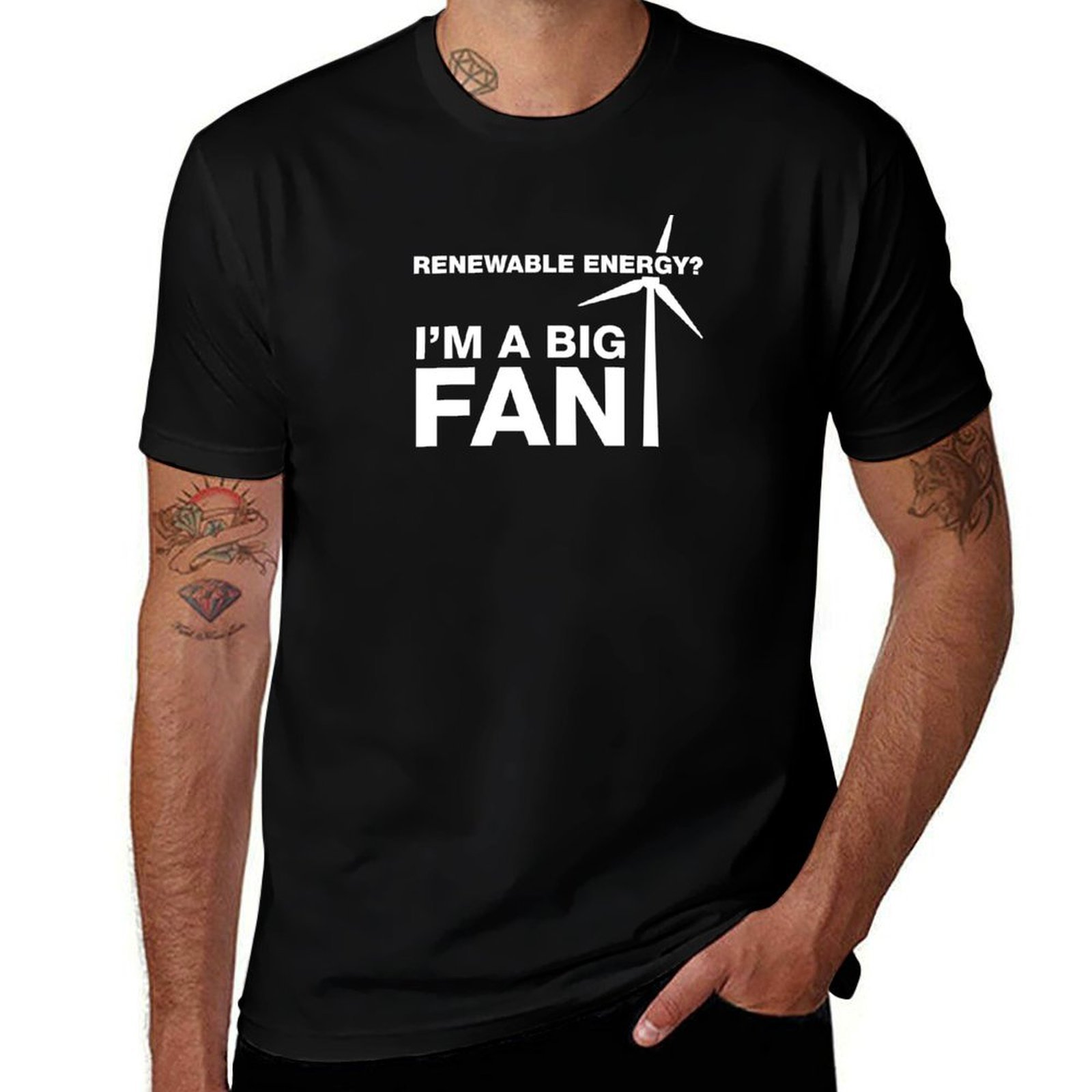 Renewable Energy Fan - Возобновляемая энергия? Футболка I'm A Big