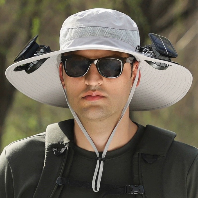 Новая солнечная USB-шляпа с ве – обзор и цена Renewable Energy Fan